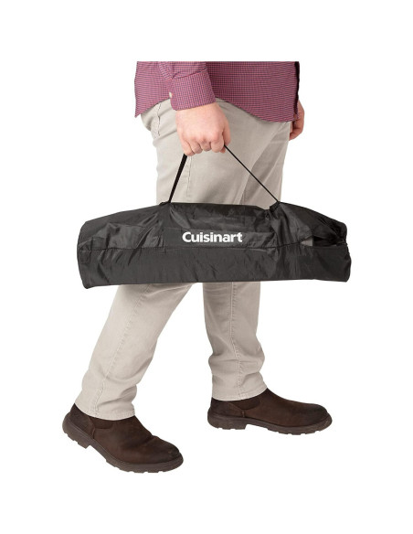 MESA DE PREPARACION CUISINART PLEGABLE ALUMINIO INCL. BOLSA VIAJERA