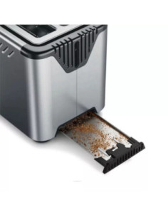 TOSTADORA CHEFMAN 2 REBANADAS 850W DIGITAL 6 SOMBRAS 3 FUNCIONES ACERO INOX 2