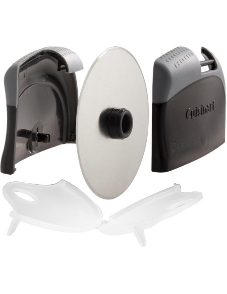 CORTADOR DE RUEDA PARA PIZZA CUISINART 4PULG. CON MANGO ACERO INOX.