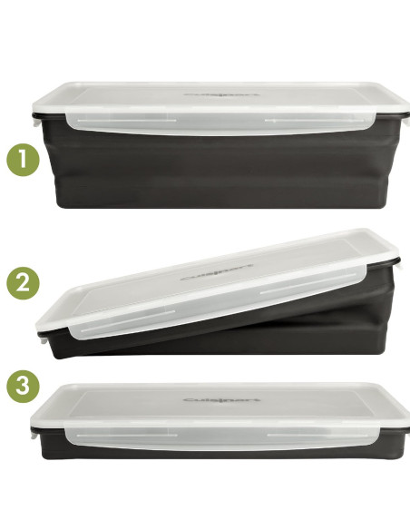 MARINADOR INSTANTANEO CUISINART PLEGABLE TAPA SIN BPA NEGRO