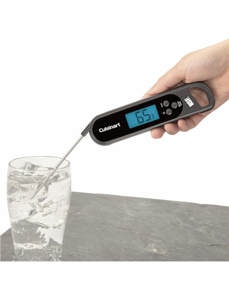 TERMOMETRO CUISINART 1 SONDA IPX66 LECTURA ACERO INOX. NEGRO