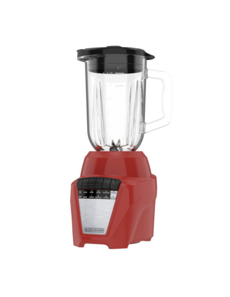 LICUADORA BLACK DECKER ICE CRUSH 8 VEL. 700W JARRA VIDRIO 1.25LTS ROJA