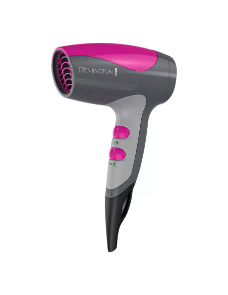 SECADOR DE CABELLO REMINGTON 1875 W 3 NIVELES 2 VELOCIDADES ROSA GRIS