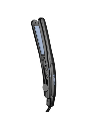 PLANCHA DE CABELLO CONAIR CERAMICA 205 GRADOS EN 30SEG. APAGADO AUTMAT NEGRO