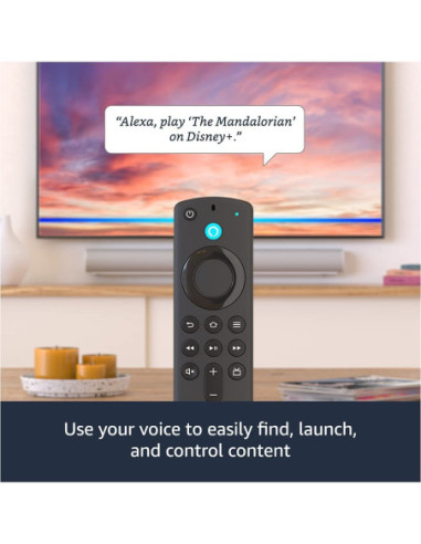 STREAMING AMAZON FIRE TV STICK 4K 8GB ALMACENAMIENTO BT ALEXA HDMI CTRL REMOTO NEGRO