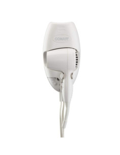 SECADOR DE CABELLO CONAIR DE PARED CON LUZ LED NOCTURNA 1600W 2 VEL. FILTRO REM. BLANCO 2