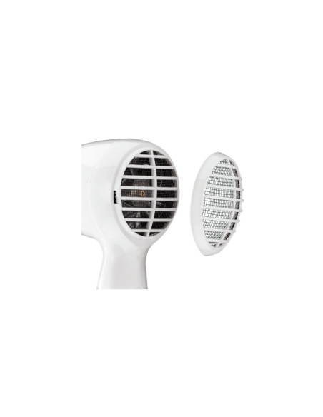 SECADOR DE CABELLO CONAIR DE PARED CON LUZ LED NOCTURNA 1600W 2 VEL. FILTRO REM. BLANCO