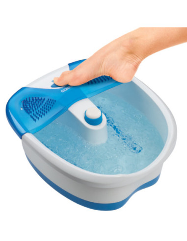 SPA PARA PIES CONAIR MULTIFUNCION-HASTA 15MIN.-CON CALOR-CTRL TACTIL-BURBUJAS-BLANCO Y AZUL
