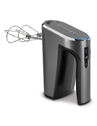 BATIDORA DE  MANO CUISINART INALAMBRICO 5 VEL. LED RECARGABLE USB ACERO INOX.