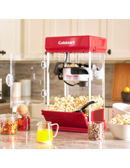 CANGUILERA CUISINART ESTILO TEATRO 16 TZAS-EN 3MIN- PUERTA ABATIBLE- ROJO