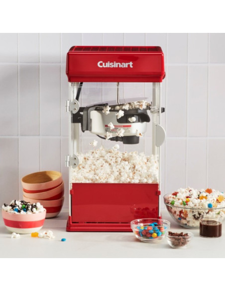 CANGUILERA CUISINART ESTILO TEATRO 16 TZAS-EN 3MIN- PUERTA ABATIBLE- ROJO