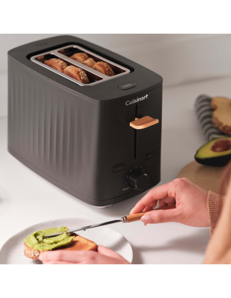 TOSTADORA CUISINART SOHO-2 REBANADAS-900W-7 SOMBRAS-2 FUNCIONES NEGRO