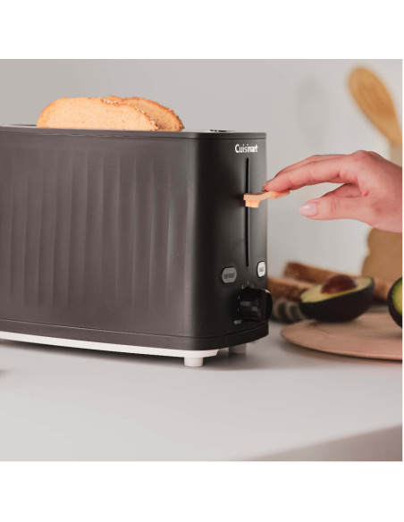 TOSTADORA CUISINART SOHO-2 REBANADAS-900W-7 SOMBRAS-2 FUNCIONES NEGRO
