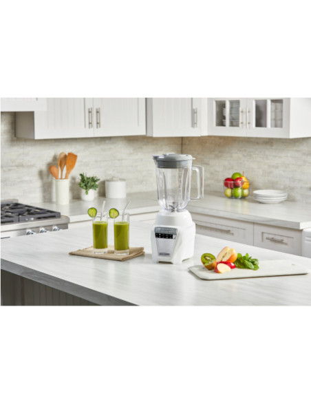 LICUADORA BLACK DECKER ICE CRUSH 8 VEL. 700W JARRA VIDRIO 1.25LTS BLANCA