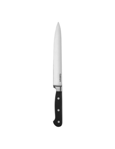 CUCHILLO CUISINART CORTADOR 1 PCS  T/R DE 8" MANGO NEGRO CON TRIPLE REMACHE