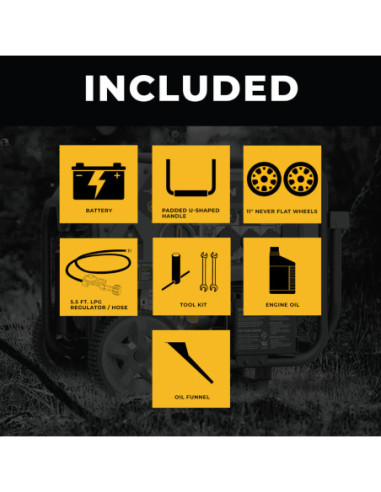 GENERADOR PORTATIL FIRMAN 3 COMBUSTIBLES 9400W ARRANQUE ELECTRICO 120/240 V