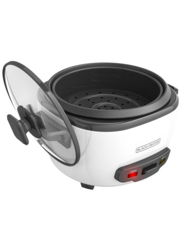 OLLA ARROCERA BLACK DECKER CAPACIDAD 7 TZS 2 Lts Tapa Vidrio