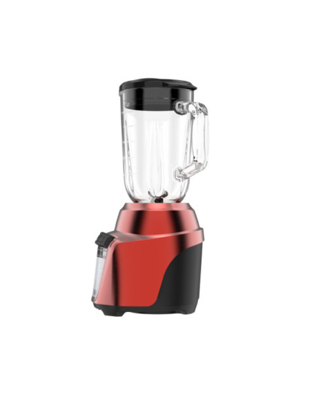 LICUADORA BLACK DECKER ICE CRUSH 8 VEL. 700W JARRA VIDRIO 1.25LTS ACERO INOX. ROJA