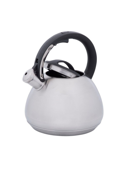 TETERA CLASICA RESTO CON SILVADOR 2.7 LTS ACERO INOXIDABLE INDUCCION BLANCA