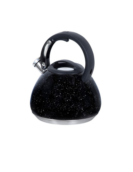 TETERA CLASICA RESTO CON SILVADOR 2.7 LTS ACERO INOXIDABLE  INDUCCION NEGRA