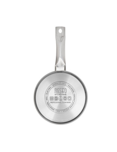 OLLA RESTO 1.9LTS CON MANGO-TAPA VIDRIO TEMPLADO PARA TODO TIPO DE COCINA ACERO INOX