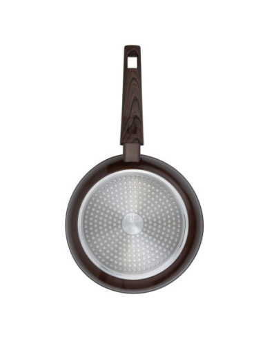 SARTEN RESTO ANTIADH. DE MARMOL 26CM ANCHO 5.1CM ALTO ALUMINIO FORJADO-MANGO BAQUELITA TODO TIPO DE COCINA NEGRO