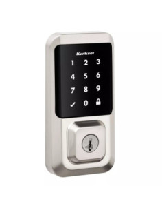 CERRADURA KWIKSET HALO SMART CON CODIGO 250 USUARIOS TACTIL HISTORIAL NIQUEL SATINADO 2