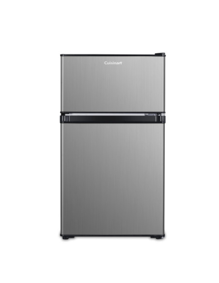 MINIBAR CUISINART 88 LTS 3.1 PIES 2 PUERTAS TERMOSTATO REGULABLE ACERO INOX.