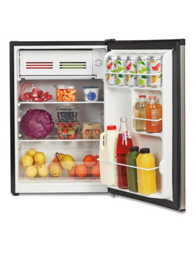 MINIBAR CUISINART 77 LTS 2.7 PIES DOBLE APERTURA LATERAL TERMOSTATO REGULABLE ACERO INOX.