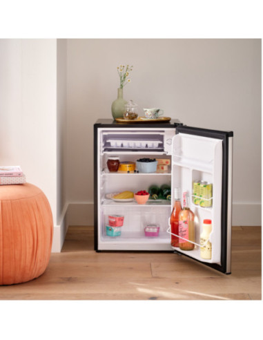 MINIBAR CUISINART 77 LTS 2.7 PIES DOBLE APERTURA LATERAL TERMOSTATO REGULABLE ACERO INOX.