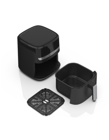 FREIDORA DE AIRE BLACK DECKER 5.5 LTS 1500W 9 FUNCIONES  PREPROGRAMADAS PANTALLA TACTIL NEGRO
