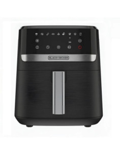 FREIDORA DE AIRE BLACK DECKER 7.5 LTS 1700W 9 FUNCIONES  PREPROGRAMADAS PANTALLA TACTIL NEGRO