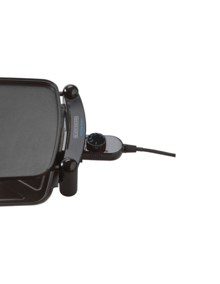 PARRILLA ELECTRICA BLACK DECKER 1500W SUPERFICIE PARA ASAR Y COCINAR A LA PLANCHA 5 NIVELES NEGRO