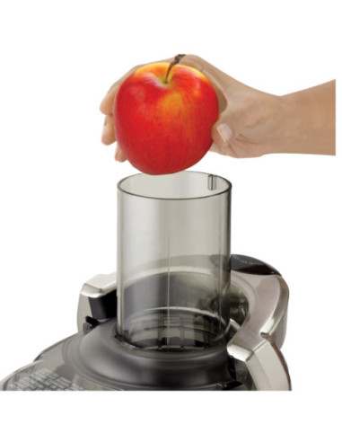 EXTRACTOR DE JUGOS BLACK DECKER 500W 2 VEL. RECIPIENTE CON JARRA NEGRO-PLATEADO