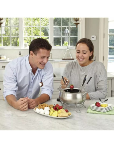 FONDUE CUISINART 8 HORQUILLAS ACERO INOXIDABLE