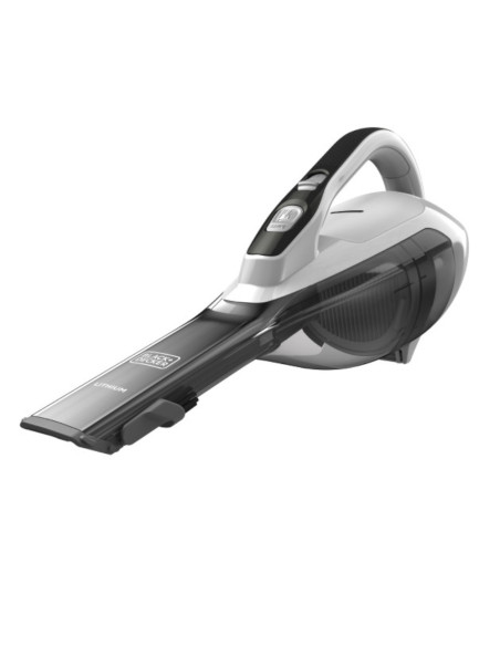ASPIRADORA DE MANO BLACK DECKER INALAMBRICA BATERIA DE LITIO SOPORTE DE PARED BOQUILLA ESTRECHA BLANCA-NEGRA