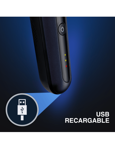 AFEITADORA RECARGABLE REMINGTON CABEZA FLEXIBLE 3 CUCHILLAS RECORTADORA