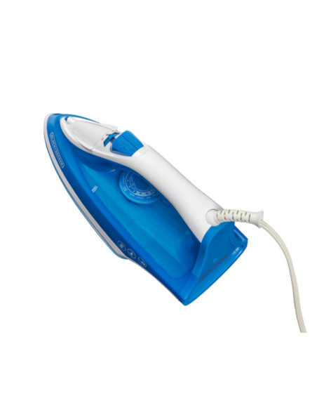Plancha De Ropa Black Decker- 1200w-Antihaderente-Auto Clean Suela Ceramica Azul