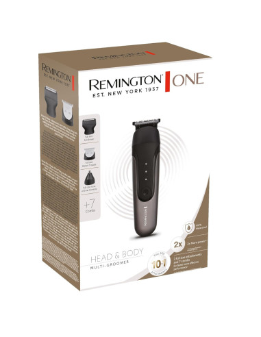 Afeitadora Kit Todo En 1 Remington Recargable 9 Piezas A Prueba De Agua Negro