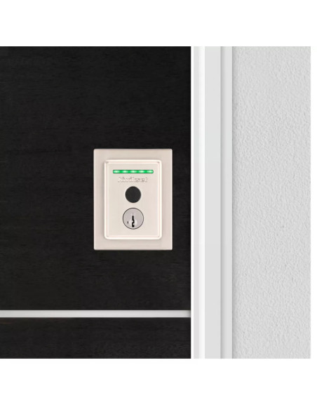 CERRADURA KWIKSET HALO SMART 100 HUELLAS DACTILARES HISTORIAL NIQUEL SATINADO