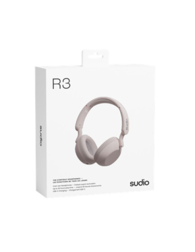 Audifonos Sudio R3 Inalambrico Estilo Deportivo Conduccion Osea 40mm Bt Rosado
