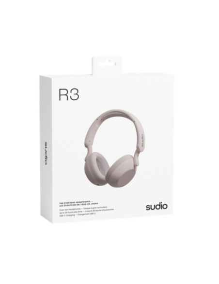 Audifonos Sudio R3 Inalambrico Estilo Deportivo Conduccion Osea 40mm Bt Rosado