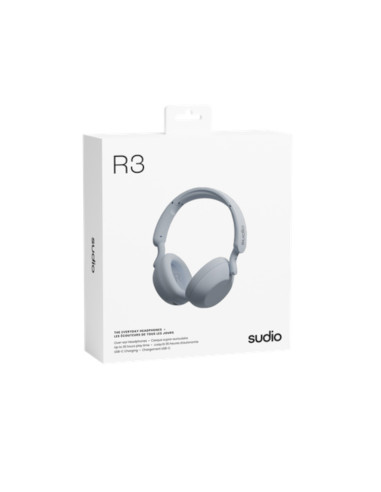 Audifonos Sudio R3 Inalambrico Estilo Deportivo Conduccion Osea 40mm Bt Azul