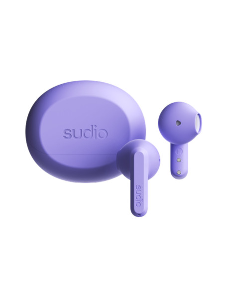 Audifonos Sudio A3 Inalambrico Estilo Tapon 12mm Bt Microf Integr Purpura