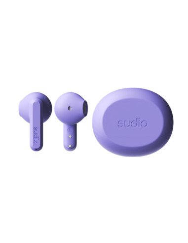 Audifonos Sudio A3 Inalambrico Estilo Tapon 12mm Bt Microf Integr Purpura
