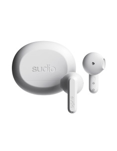 Audifonos Sudio A3 Inalambrico Estilo Tapon 12mm Bt Microf Integr Blanco 2
