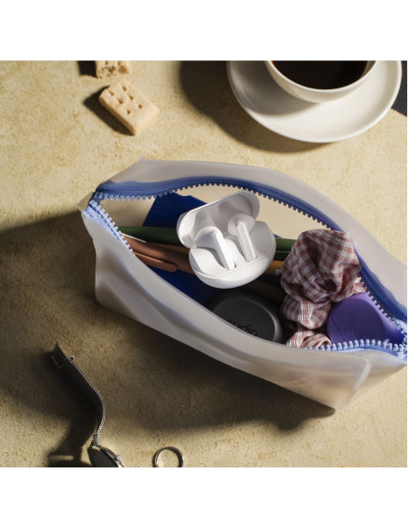 Audifonos Sudio A3 Inalambrico Estilo Tapon 12mm Bt Microf Integr Blanco