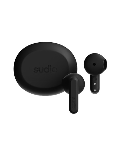 Audifonos Sudio A3 Inalambrico Estilo Tapon 12mm Bt Microf Integr Negro