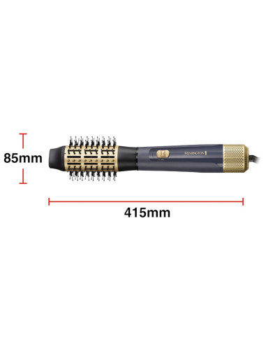 Cepillo De Aire Remington Sapphire Luxe 1000w 2 Niveles De Temperatura 2 Velocidades Color Azul Dorado