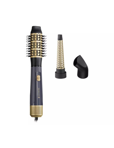 Cepillo De Aire Remington Sapphire Luxe 1000w 2 Niveles De Temperatura 2 Velocidades Color Azul Dorado